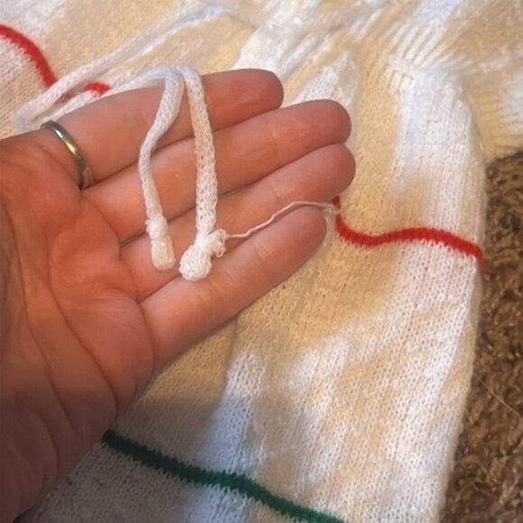 Vintage Hudson’s Bay The Bay Baby Knitted One Piece Sleeper 6-9 Months - Picture 8 of 9